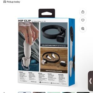 PowerA Hip Clip for Meta Quest Controllers - Black